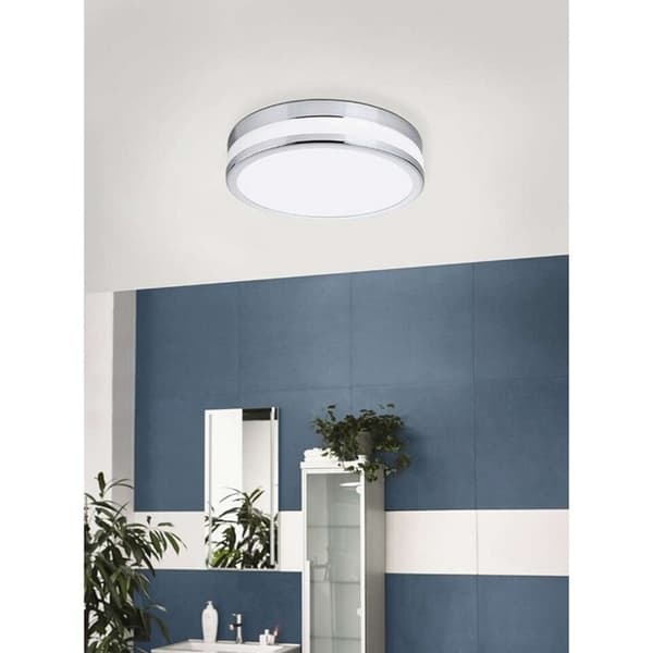 Palermo vegg/tak krom 11w LED IP44