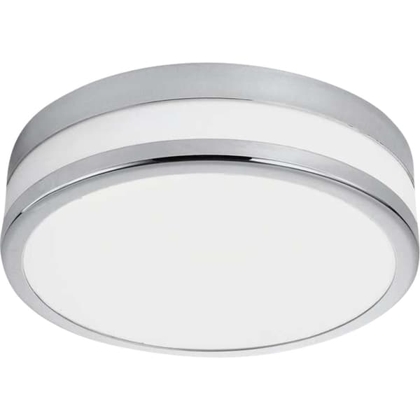 Palermo vegg/tak krom 11w LED IP44 Kromfarget, Hvit