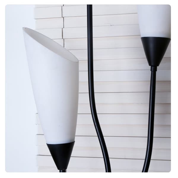 Gulv lampe Fiorella 170x32cm sort
