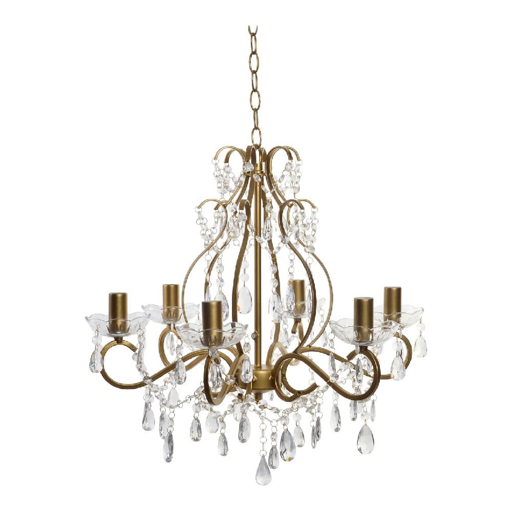 Taklampa DKD Home Decor Akryl Metall (51 x 44 x 43 cm)