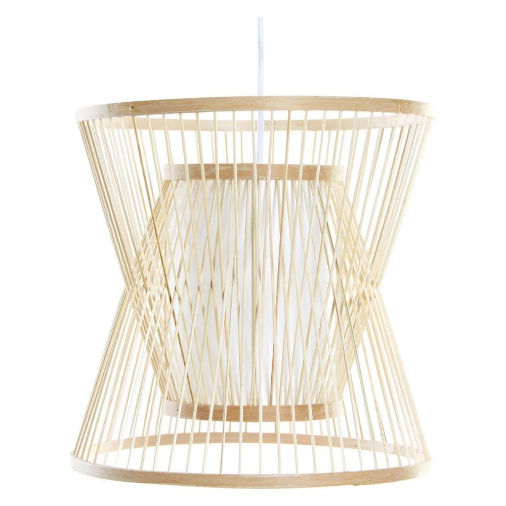 Taklampa DKD Home Decor Bambu 220 V 50 W (33 x 33 x 32.5 cm)