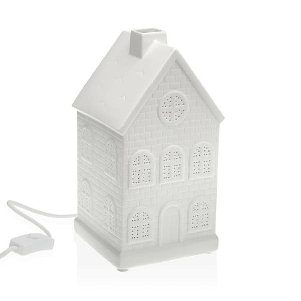 Bordslampa Versa Hus Porslin (10 x 20 x 10,4 cm)