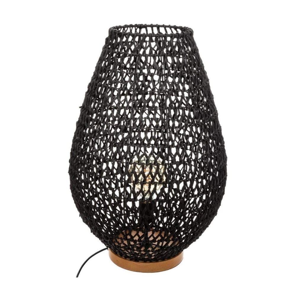 Golvlampa Atmosphera Tressé Svart (55,5 x 37,5 cm)