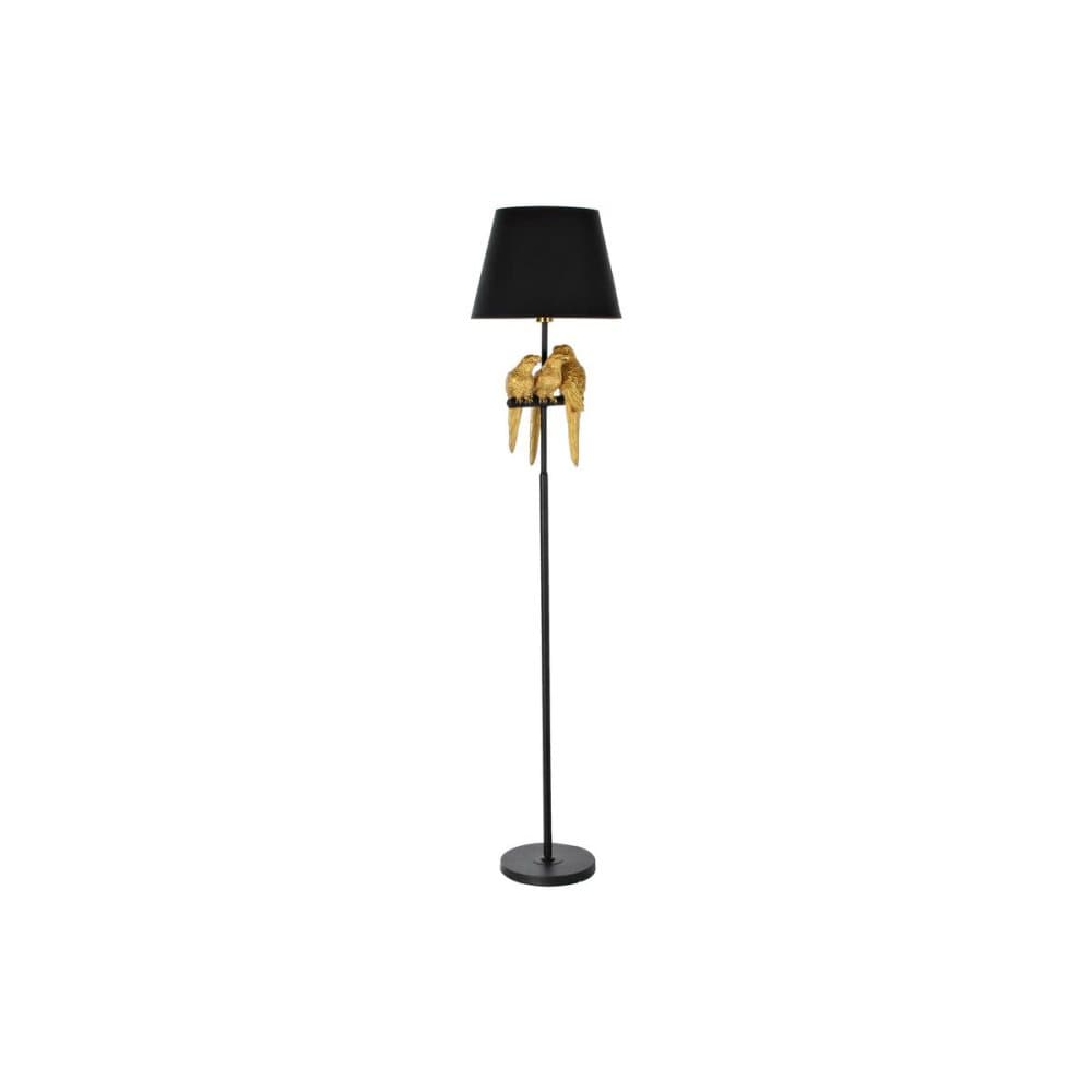 Golvlampa DKD Home Decor Svart Metall Harts 50 W (37 x 37 x 170 cm)