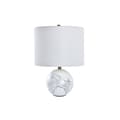 Miniatyrbild 1 av 4: Bordslampa DKD Home Decor Vit Gyllene Metall 50 W 220 V 36 x 36 x 52 cm