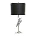 Pikkukuva 1 / 5: Pöytälamppu DKD Home Decor Musta Hopeinen Hartsi 60 W 220 V 33 x 33 x 74 cm