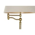 Pikkukuva 3 / 6: Lattialamppu DKD Home Decor Beige Kullattu Metalli Polyesteri (41 x 41 x 160 cm)