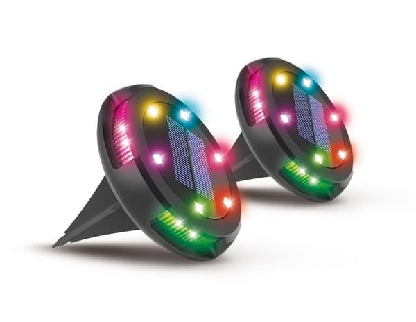 Activejet Set med 2 RGB LED-sollampor Activejet LARIX