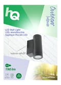 Miniatyrbillede 4 af 5: HQ HQLEDWLOUT01 Led udendørs væglampe 6 W 190 Lm Sort