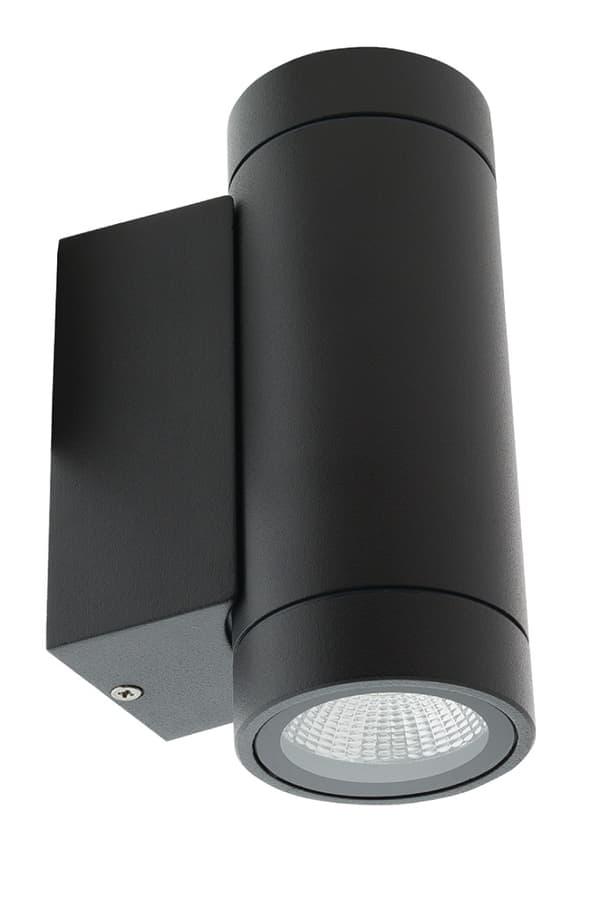 HQ HQLEDWLOUT01 Led udendørs væglampe 6 W 190 Lm Sort