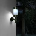 Miniatyrbillede 5 af 9: LED FACADE LAMPE UDENDØRS HAVE VÆGLAMPE MED SOLPANEEL