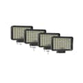 Miniatyrbild 1 av 2: 6-tums LED-arbetslampa, 200W effekt, IP68 vattentålig,4PC med E9