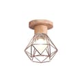 Miniatyrbild 1 av 6: Moorle Industriell retro taklampa med metallbur-design, lämplig för vardagsrum, kök och sovrum, E27-lampsockel