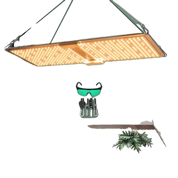 LED Växtlampa, Full Spektrum, 240W Effektförbrukning,Dubbel QBC LED