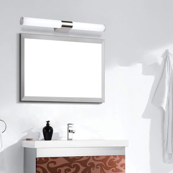 LED kylpyhuoneen peilivalot, kuvavalo peilikaapin valot ruostumattomasta teräksestä, valkoinen valo, peilikaapin valot 40cm 8W