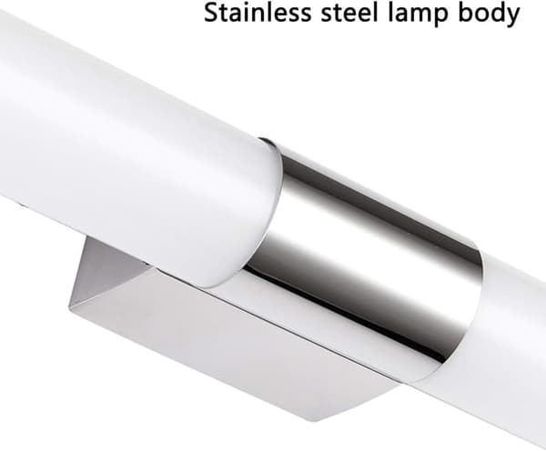 LED kylpyhuoneen peilivalot, kuvavalo peilikaapin valot ruostumattomasta teräksestä, valkoinen valo, peilikaapin valot 40cm 8W
