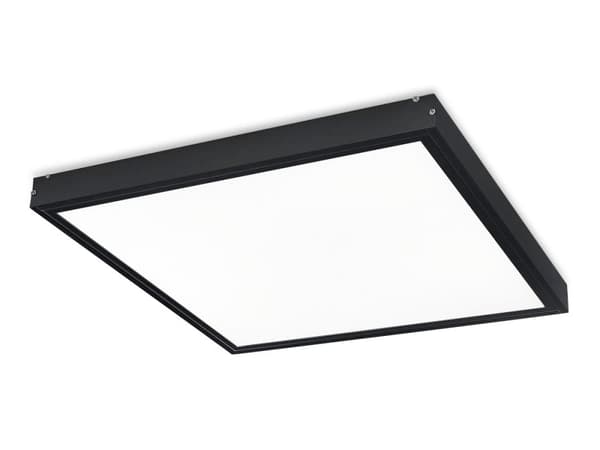 Overflademonteret ramme til LED-paneler 60x60 SORT