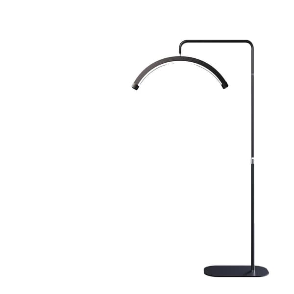 Fotolampa, bågdesign, LED-ljusteknologi,Svart med Diamant