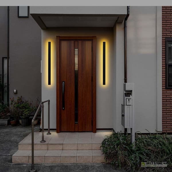 LED vægfacadearmatur V-TAC Line 16W IP65 Antracit 100cm VT-1176 4000K 2250lm