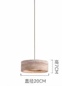 Led Pendellampe, Elegant Stendesign, Nem Ledningsinstallation,Fjernlysregulering, B -20cm