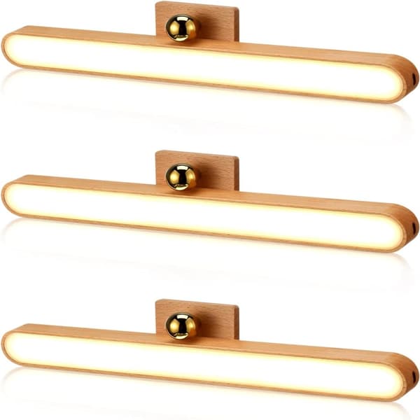 LED Sminkbelysning, Dimmbar Funktion, Touchkontroll, Vintage Stil