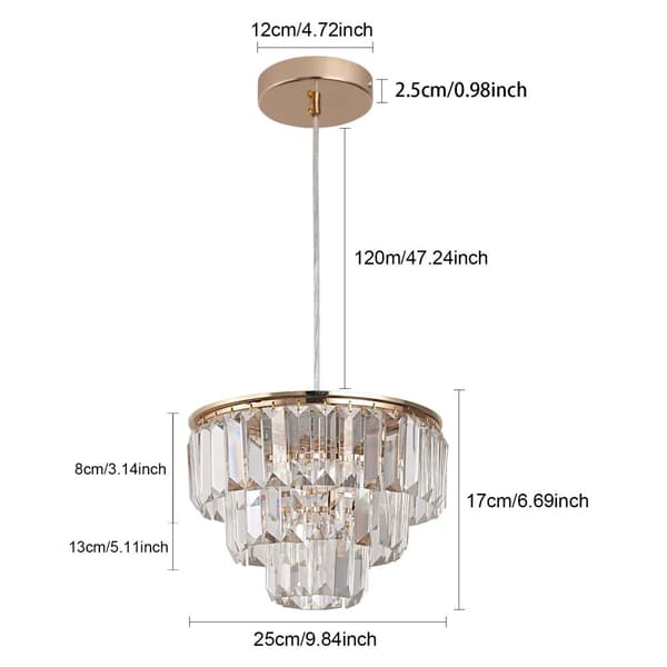 Loftlampe, Guld Finish, Dæmpbar Belysning,foranderlig, pendellampe