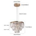 Miniatyrbillede 2 af 2: Loftlampe, Guld Finish, Dæmpbar Belysning,foranderlig, pendellampe