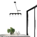 Miniatyrbillede 1 af 4: 5-Lysets Pendellampe, Industriel Stil, Justerbar Højde