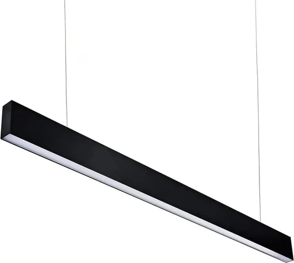 LED Pendellampe, 36W Lysstyrke, Moderne Stil,Sort, Neutral Hvid 4000K