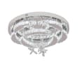 Miniatyrbillede 1 af 2: Krystal Loftlampe, Lysdæmpning med Fjernbetjening, Elegant Moderne Design,8800, ændrebar