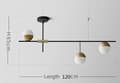 Miniatyrbillede 2 af 2: Pendellampe, Unik postmodern design, 3 hoveder, Moderne stil,3 hoveder