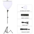 Miniatyrbillede 1 af 2: LED Video Lys, Justerbar 2500k-8500k Farvetemperatur, 5-100 Lysstyrke,75W 170cm stativ