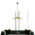 Miniatyrbillede 1 af 4: Pendellampe, Justerbar Højde, Naturligt Design