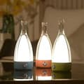 Miniatyrbillede 2 af 2: Bærbar Trådløs LED Flaske Lys, Dæmpbar Berøringskontrol, USB Genopladelig,Sort