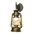 Miniatyrbillede 1 af 2: Vintage Væglampe, Europæisk Landstil, Jern- og Plastmateriale, LED Lyskilde Inkluderet,Cyan Bronze