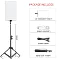 Miniatyrbillede 2 af 2: LED Video Fill Lampe Lys, Justerbar Farvetemperatur, Fjernbetjening Betjening,100cm stativ