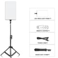 Miniatyrbillede 1 af 2: LED Video Fill Lampe Lys, Justerbar Farvetemperatur, Fjernbetjening Betjening,100cm stativ