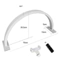 Miniatyrbillede 1 af 2: Skrivebordslampe, Fjernbetjening, Mobiltelefonholder, 75cm hvid, EU
