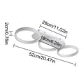 Miniatyrbillede 2 af 2: Loftlampe, Nordisk Design, Fjernbetjening Drift, 3 hoveder, kold hvid