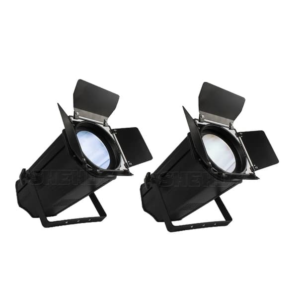 LED Par Belysning, 200W COB Lineær Zoom, Kold Hvid + Varm Hvid, 2 stk, EU-stik