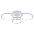 Miniatyrbillede 2 af 2: LED Lysekrone, Dæmpbar, Moderne Design, 4 ringe, varm hvid