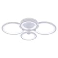 Miniatyrbillede 1 af 2: LED Lysekrone, Dæmpbar, Moderne Design, 4 ringe, varm hvid