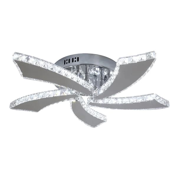 Krystal lysekroner, LED-belysning, moderne design, 5 lys, kold hvid