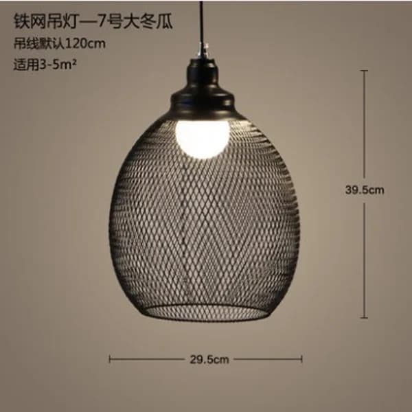 Modern taklampa, legeringsmaterial, justerbar höjd, svart färg,Stil 7