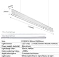 Pikkukuva 2 / 2: LED-riippuvalaisin, 36W, väri lämpötila, ketjukiinnitys,4000K, VALKOINEN