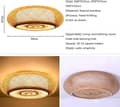 Pikkukuva 2 / 2: Rotan LED-kattovalaisin, bambu- ja puumateriaali, pinta-asennettava,Ei lamppua, D50