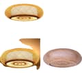 Pikkukuva 1 / 2: Rotan LED-kattovalaisin, bambu- ja puumateriaali, pinta-asennettava,Ei lamppua, D50