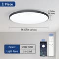 Miniatyrbild 2 av 2: Taklampa, Smart Kontroll, Dimbar,1Styck-50W
