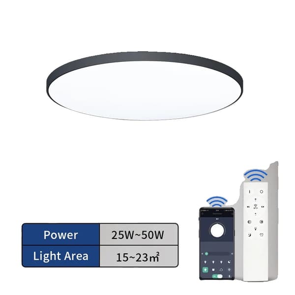 Taklampa, Smart Kontroll, Dimbar,1Styck-50W