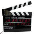 Miniatyrbild 1 av 2: Filmregissörens digitala biograf väckarklocka * Mått: 22 x 18,5 x 2,5 cm * Strömförsörjning: nät (nätadapter ...